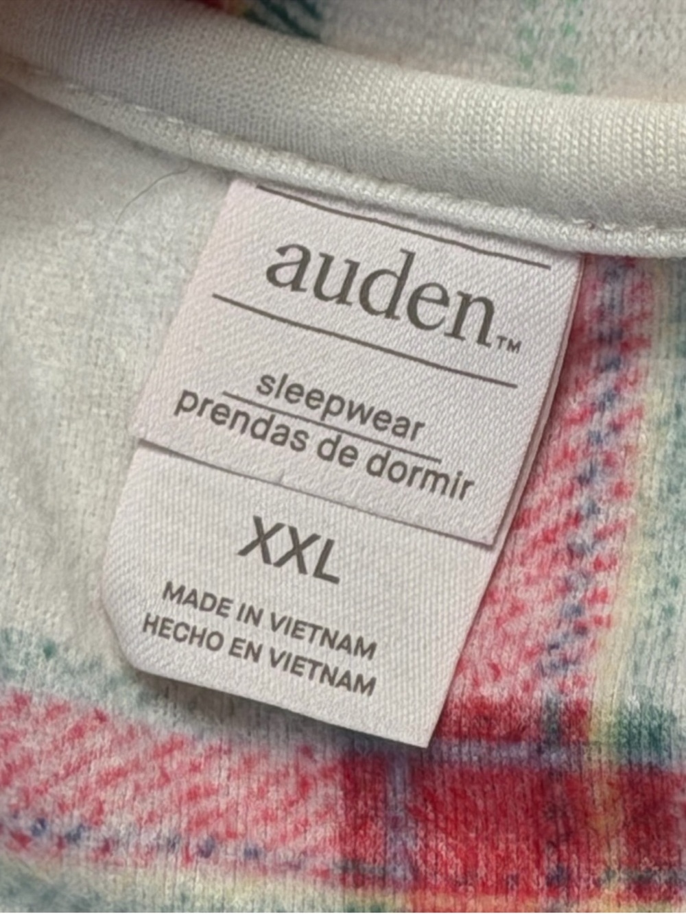 Auden Christmas Plaid Fleece Pajama Set Women’s XXL Red Green Holiday PJs - Picture 2 of 11